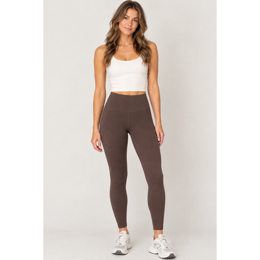 Everlane Perform Leggings Womens XXS Brown Excellent High Rise Activewear